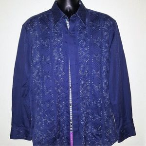Beautiful Robert Graham size large shirt in EUC